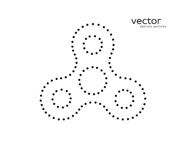 Ilustração vetorial abstrata do girador de mão . —  Vetores de Stock