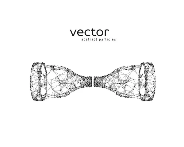 Abstraktní vektorové ilustrace gyroscooter. — Stockový vektor
