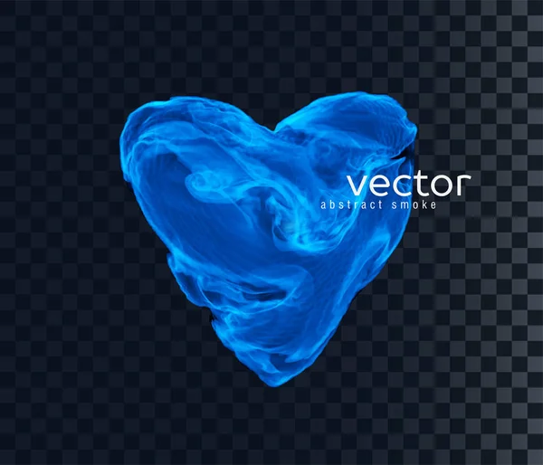 Ilustración vectorial del corazón ahumado . — Archivo Imágenes Vectoriales