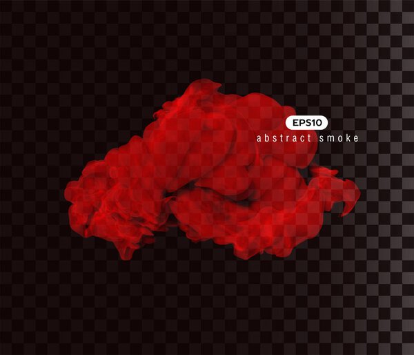 Vector illustration of smoky shape.