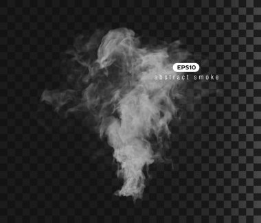 Dumanlı şekli vektör çizim.