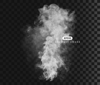 Dumanlı şekli vektör çizim.