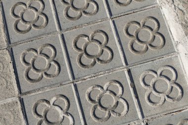 Barcelona İspanya Kasım 2016 yaklaşık tipik modernist çiçek fayans
