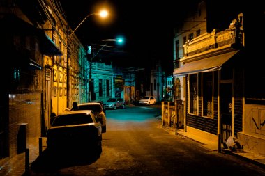 Küçük alleyway Salvador, Bahia, Brezilya
