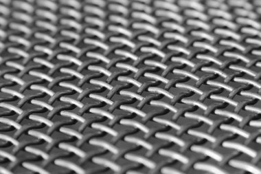 Metal kafes. Makro. Arka plan.