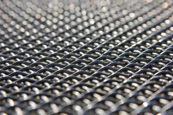 Metal kafes. Makro. Arka plan.