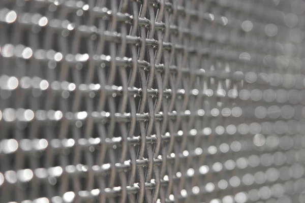 Metal kafes. Makro. Arka plan.