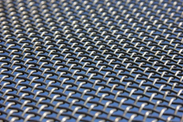 Metal kafes. Makro. Arka plan.