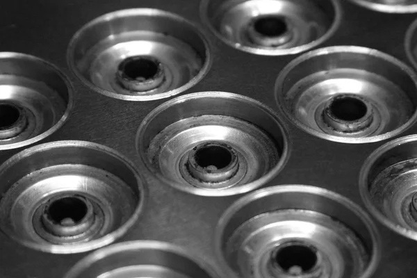 metal, ekipman, daire, soyut, arkaplan