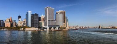 Güney Manhattan, New York City Cityscape Panorama