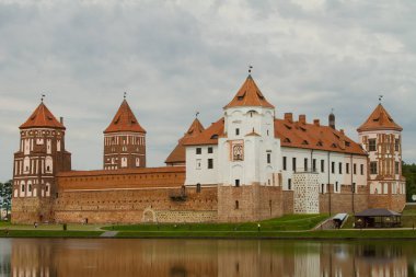 Mir, Beyaz Rusya - 1 Ağustos: Bir mimari anıt Ortaçağ - 1 Ağustos 2016 yılında Mir Mir kalesinde.