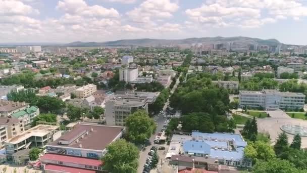 Panorama Ciudad Anapa Desde Una Vista Pájaro — Vídeo de stock