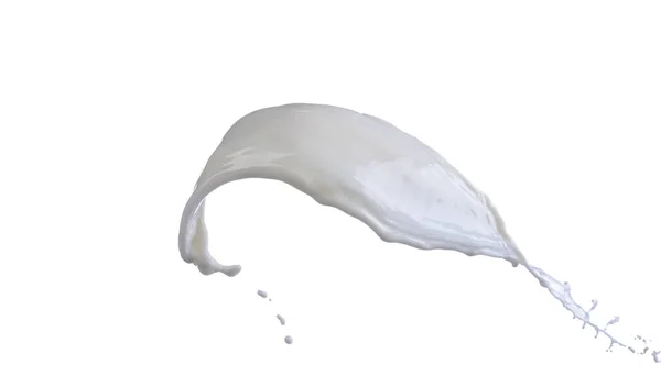 Πιτσιλίσματα Γάλακτος Λευκό Μαύρο Φόντο — Φωτογραφία Αρχείου