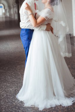 Gelin ve Damat Düğün fotoğraf ateş