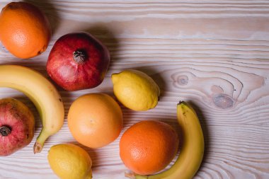 koleksiyon taze meyve üzerinde beyaz izole