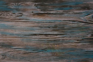Rustik ahşap arka plan lekeler mavi boya ile