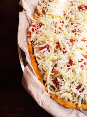 Pizza, turta, beyaz...