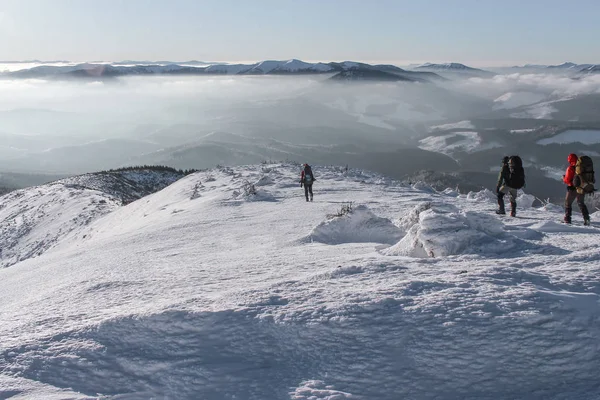 Randonneurs en montagne — Photo de stock