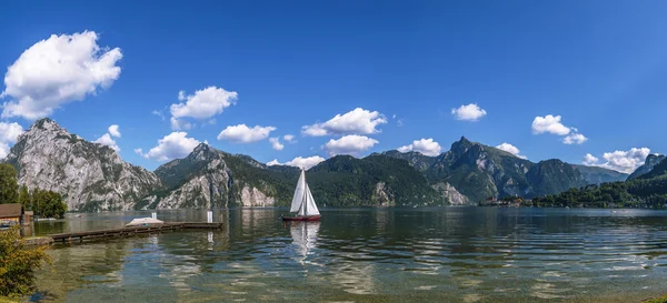 Weergave van Altaussee, Oostenrijk — Stockfoto