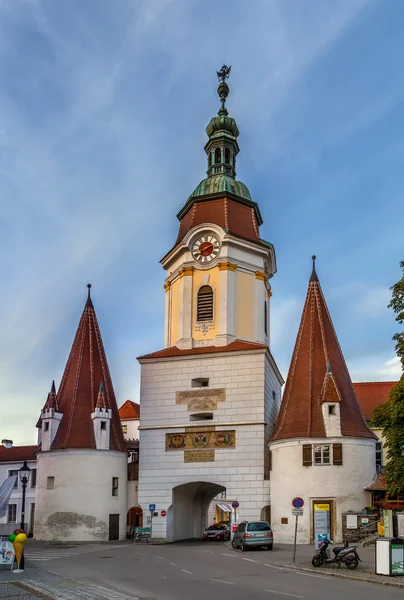 Steiner Tor, destinaci Krems an der Donau, Rakousko — Stock fotografie