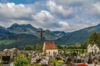 cemetery in Mariazell, Austria