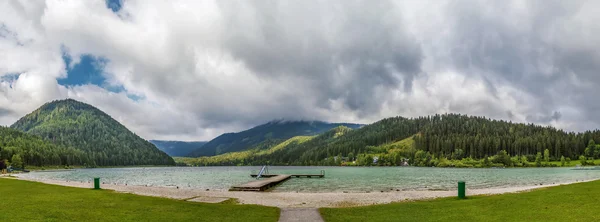 Озеро Erlaufsee поблизу Маріацелль, Австрія — стокове фото