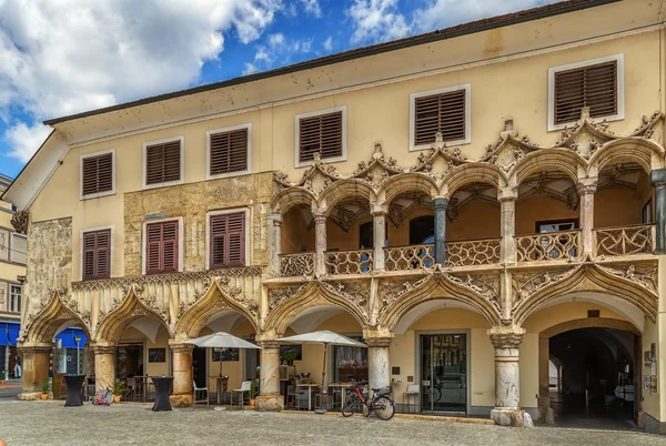 Kornmesser house, Bruck an der Mur, Austria — Foto Stock