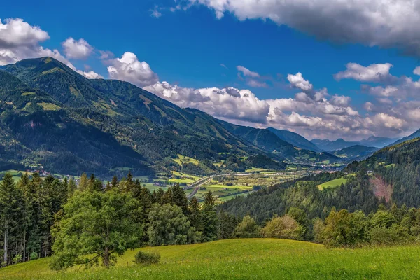 View of valley, Austria — Stockfoto