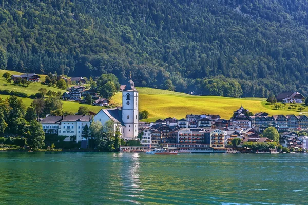 Widok z St. Wolfgang, Austria — Zdjęcie stockowe