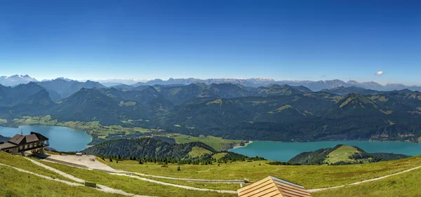 Vista desde la montaña Schafberg, Austria — Foto de Stock