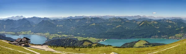 Nézd a Schafberg-hegy, Ausztria — Stock Fotó
