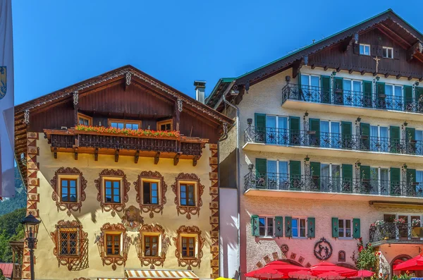 Decoration houses in st. Wolfgang, Austria — Stock Photo, Image