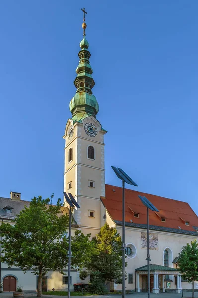 Kostel svatého ducha, Klagenfurt, Rakousko — Stock fotografie