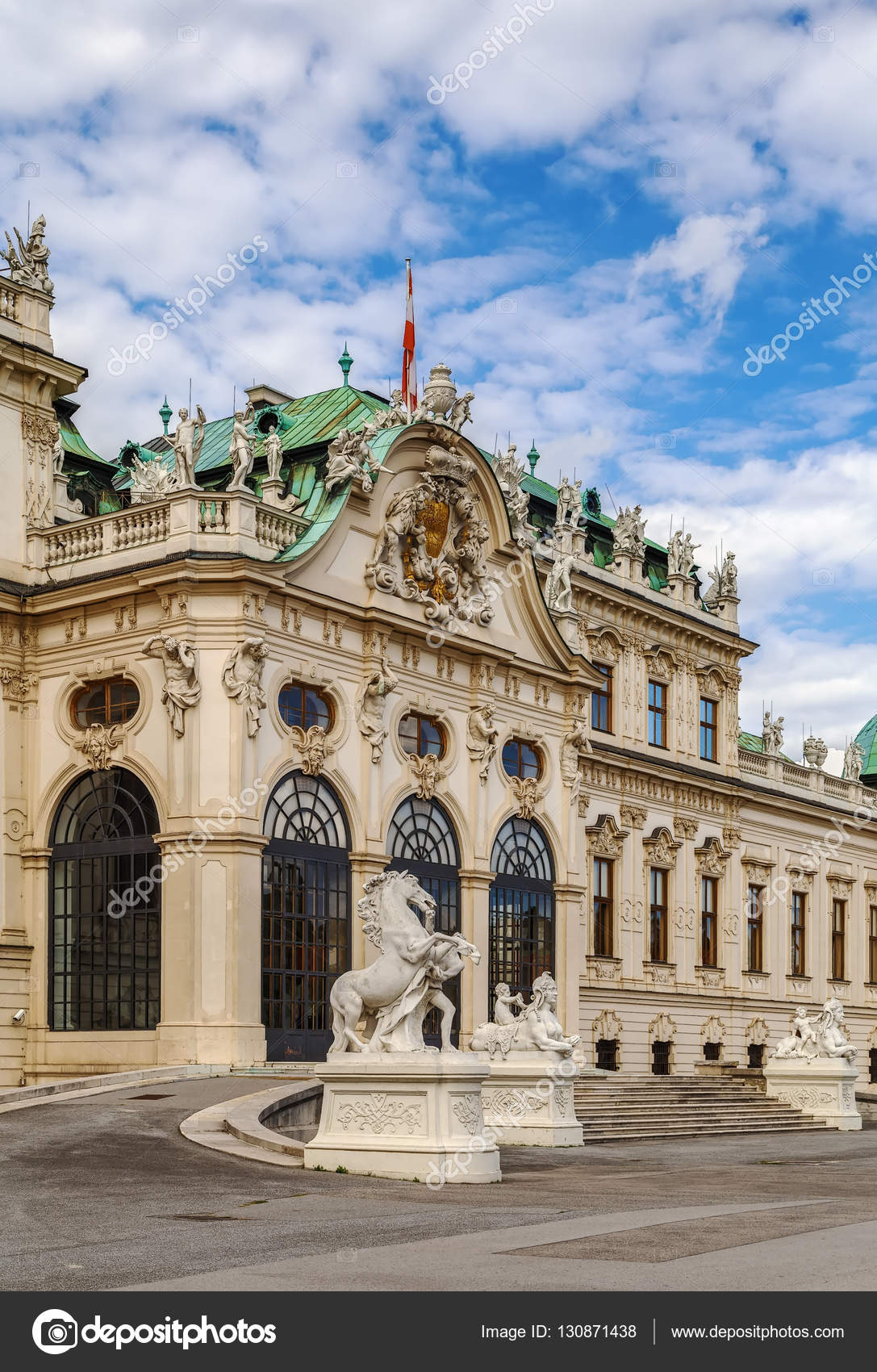 Upper Belvedere Palace In Vienna, Austria, Baroque Architecture