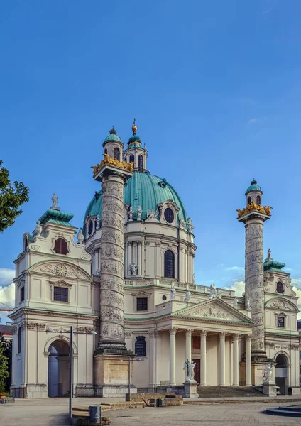 St. charles kerk, Wenen — Stockfoto