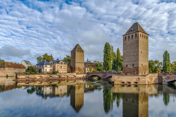 Bridge Ponts Couverts, Strasbourg — Stok fotoğraf