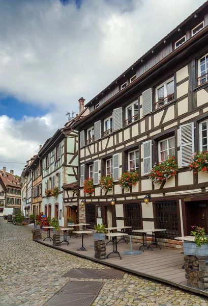 Улица в Страсбурге, Франция — стоковое фото
