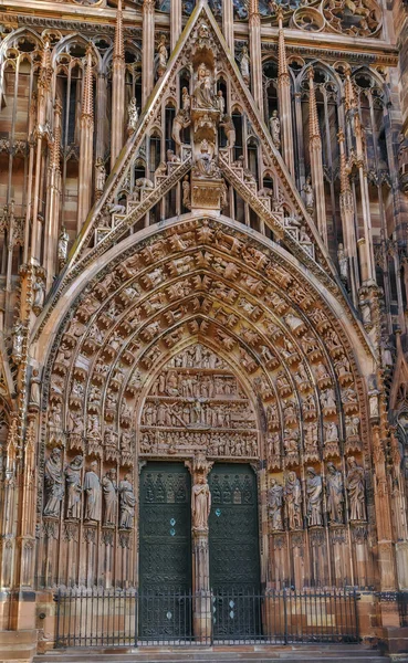 Strazburg Katedrali'ne, Fransa — Stok fotoğraf