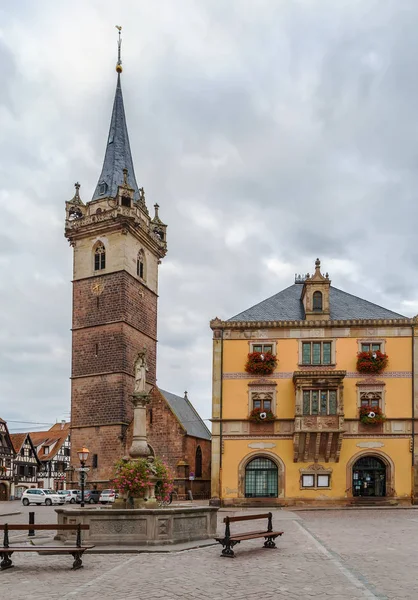 Kapellturm tower in Obernai, Alsace, France — 图库照片