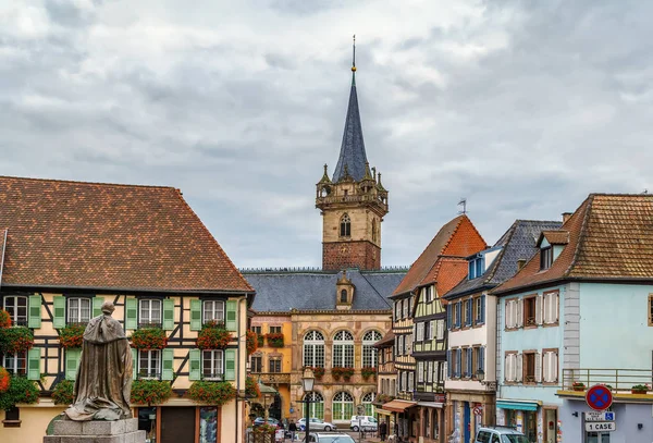 Vista de Obernai, Alsácia, França — Fotografia de Stock