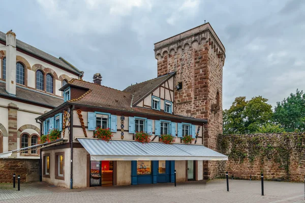 Muro defensivo en Obernai, Alsacia, Francia —  Fotos de Stock