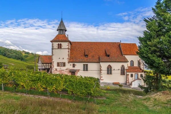 Saint Sebastien chapel, Dambach-la-Ville, Alsace — 图库照片