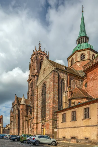 St. George 's Church, Selestat, Alsace, France — стоковое фото