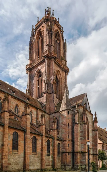 St. George's Church, Selestat, Alsace, France — 스톡 사진