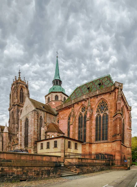 Chiesa di San Giorgio, Selestat, Alsazia, Francia — Foto Stock