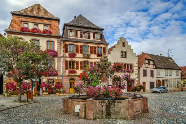 Place à Bergheim, Alsace, France — Photo