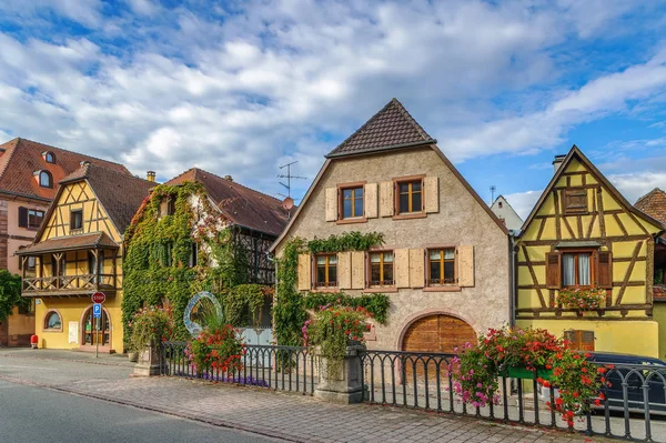 Rue à Bergheim, Alsace, France — Photo