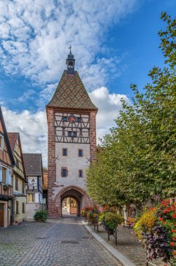 Bergheim, Alsace, Fransa için üst geçit
