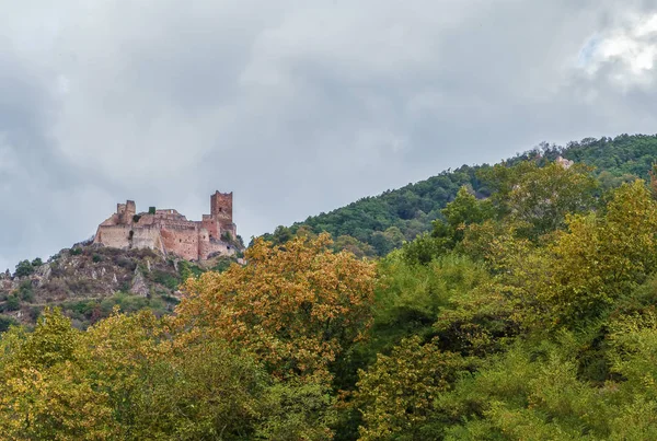 Chateau de Saint-Ulrich, Alsácia, França — Fotografia de Stock