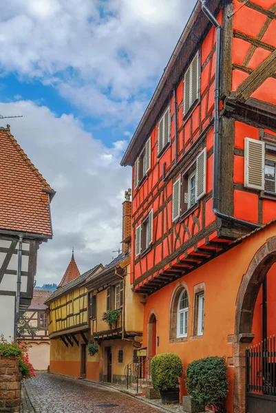 Street in Kaysersberg, Alsace, France — Stockfoto